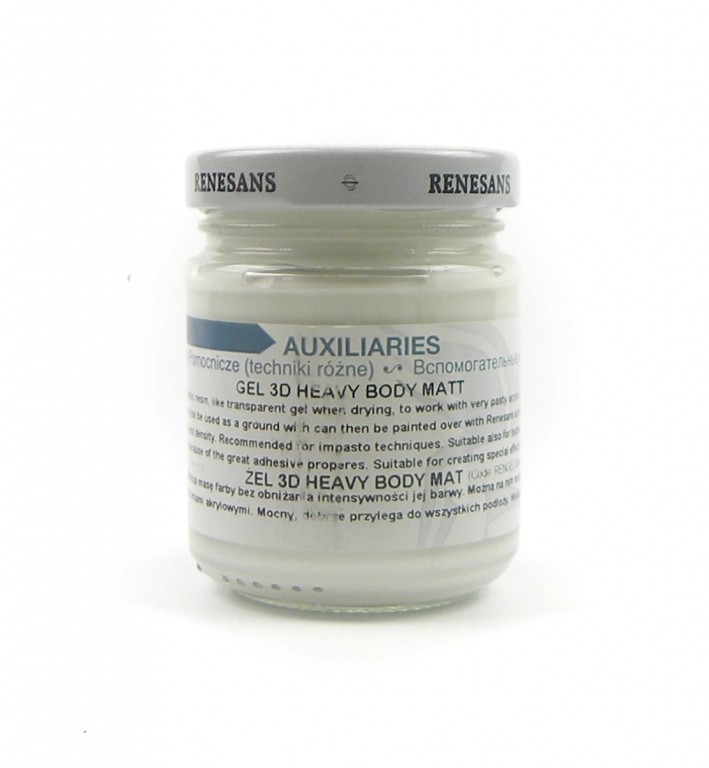 Strukturovací 3D gel matný – heavy body 110ml