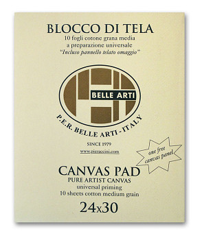 Malířské plátno v bloku Belle Arti 30x30cm