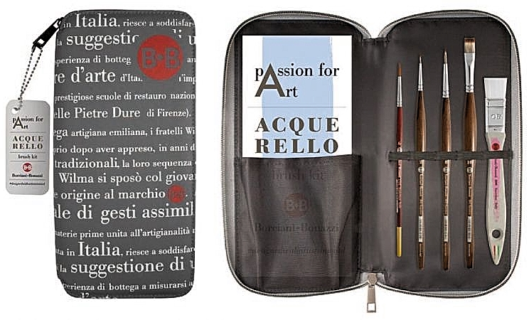 Sada štětců pro akvarel BB v penálu