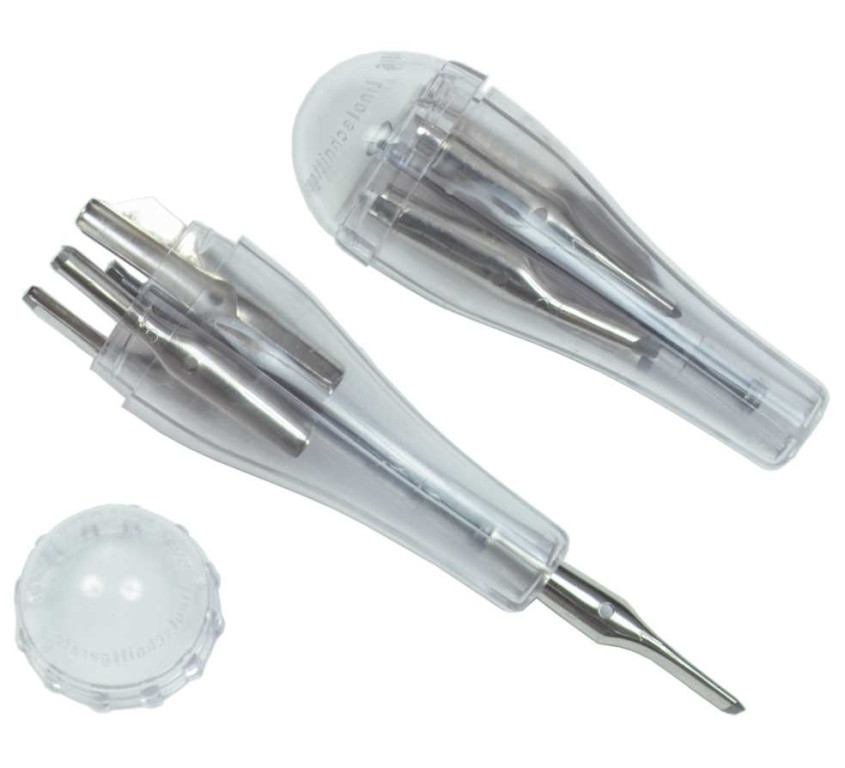 Rydlo na lino Abig sada 5 profilů v plastové rukojeti