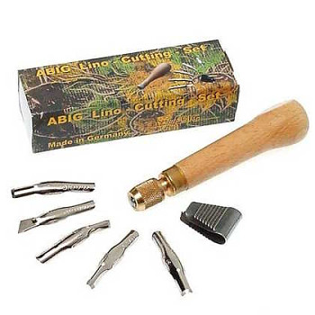 Rydlo na lino Abig sada 5 profilů kartonová krabička