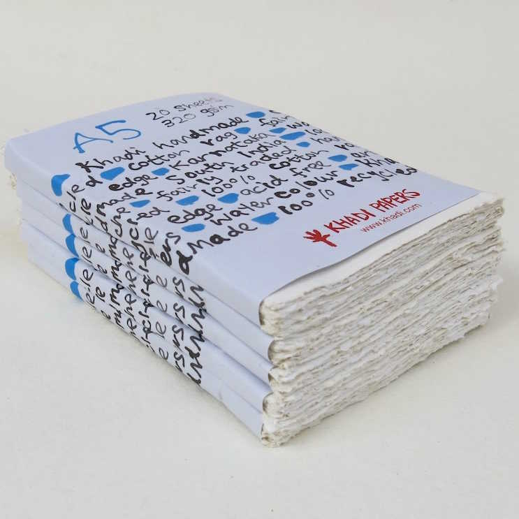 Akvarelový ruční papír Khadi A5 320g