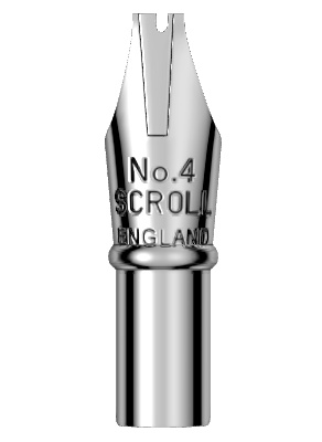 Kaligrafické perko stínovací 3,2 mm mělké