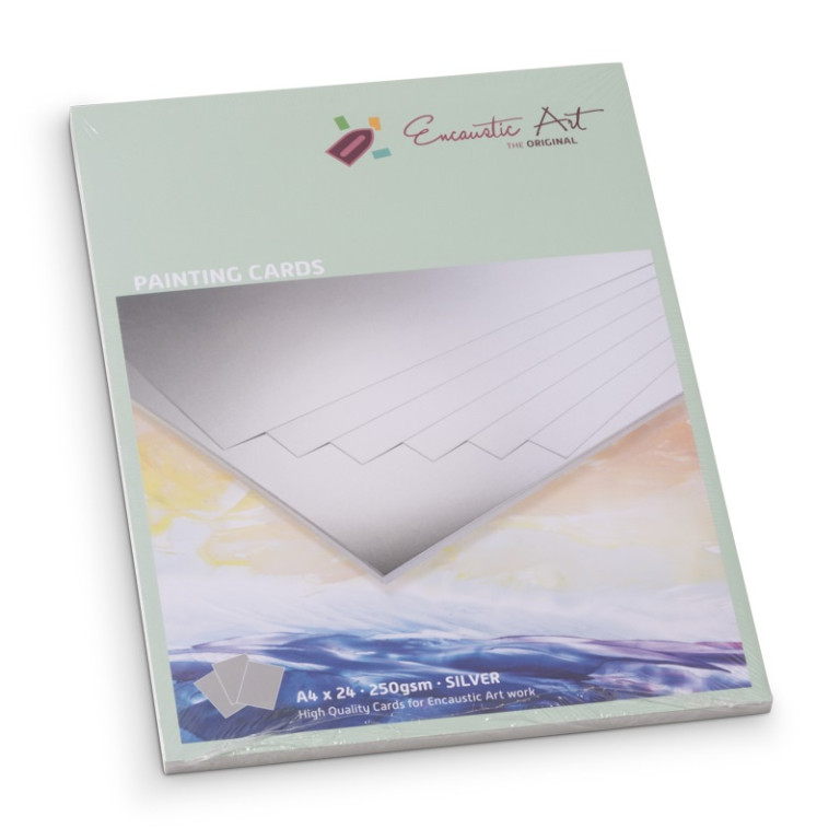 karton pro enkaustiku A3 stříbrný 250 g/m2