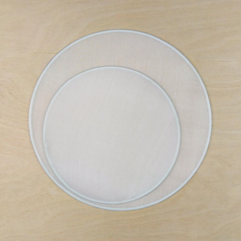 Hedvábné okénko kruh 25cm Ponge 5