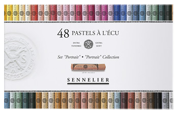 Sada suchých pastelů Sennelier 48ks portrétní