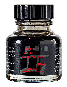 Black ink Chinese Sennelier - various sizes