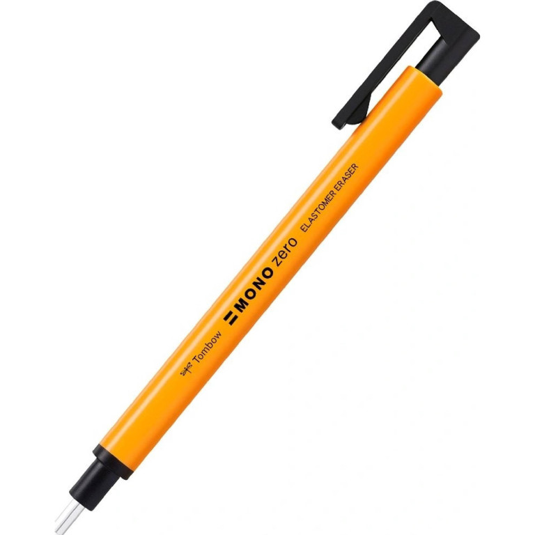 Tombow Mono zero guma v tužce kulatá oranžová