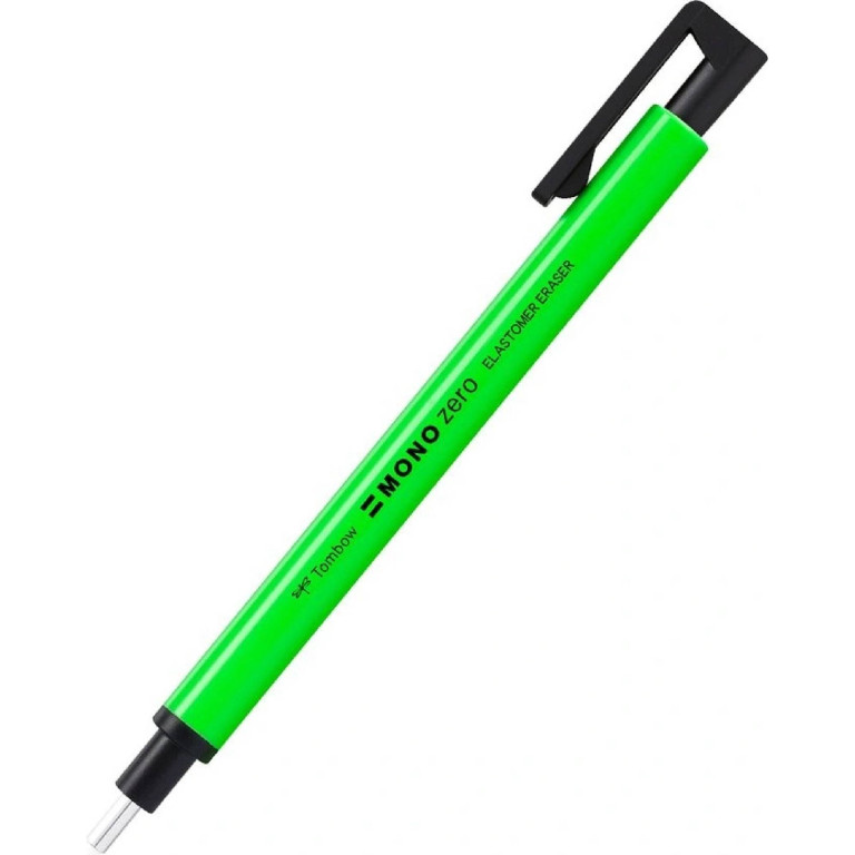 Tombow Mono zero guma v tužce kulatá zelená
