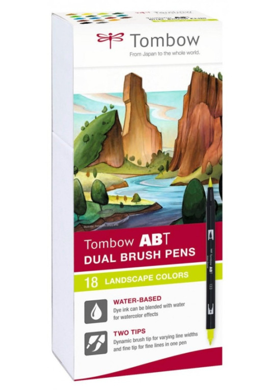 Sada popisovačů Tombow 18ks - Landscape