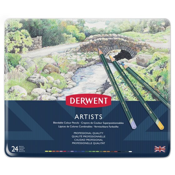 Sada pastelek Derwent Artists 24ks