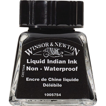 Tuš Winsor&Newton 14ml - 754 Liquid Indian Ink