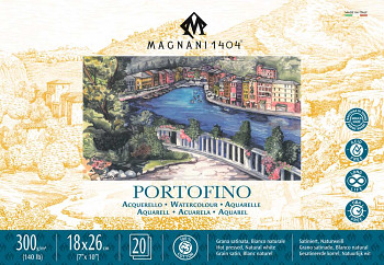 Akvarelový blok Magnani Portofino 18x26cm 300g 100% bavlna