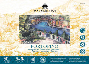 Akvarelový blok Magnani Portofino 26x36cm 300g 100% bavlna