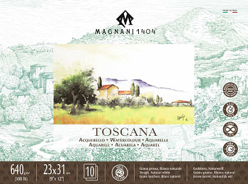 Akvarelový blok Magnani Toscana 23x31cm 640g 100% bavlna