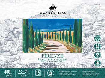 Blok pro akryl Magnani Firenze 23x31cm 100% bavlna
