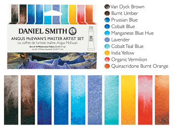 Sada akvarelových barev DS 10x5ml Angus McEwan‘s Master set