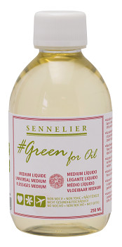 Medium pro olej Sennelier Green for Oil 250ml