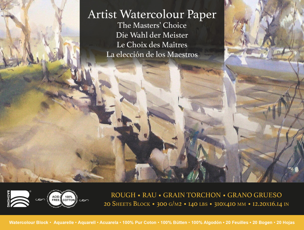 Akvarelový blok Baohong Masters 31x41cm rough 300g