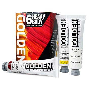 Sada barev Golden Heavy body Essentials 6x59ml