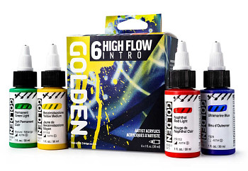 Sada barev Golden High Flow Intro set 6x30ml