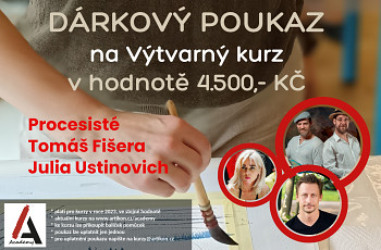 Dárkový poukaz na výtvarný kurz 2023