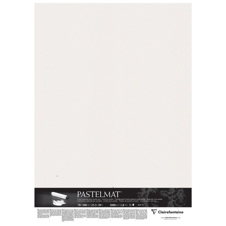 Papír pro pastel Pastelmat 50x70cm 360g bílý