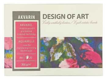 Umělecký karton Akvarín A4 300g