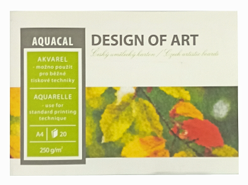 Umělecký karton Aquacal A4 250g