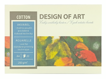 Umělecký karton Cotton A4 250g