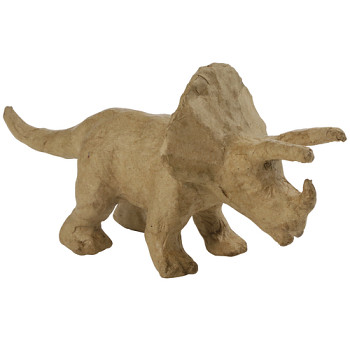 Triceratops z papírové hmoty
