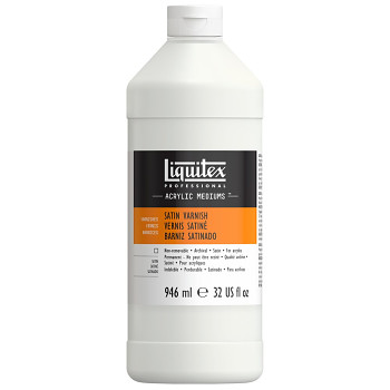 Lak pro akryl Liquitex saténový 946ml