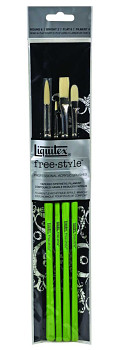 Sada štětců Liquitex Free Style 4ks