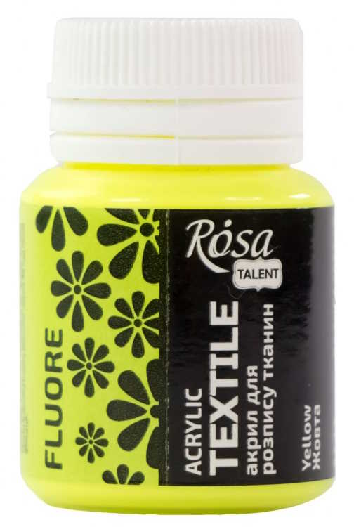 Barva na textil Rosa 20ml – 71 Fluorescent yellow