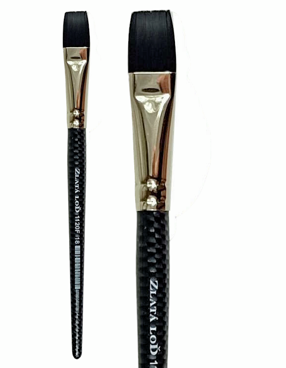 Plochý štětec Zlatá loď 1120F – velikost 10