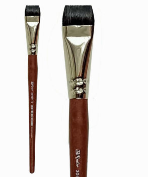 Plochý akvarelový štětec Master 3049F veverka