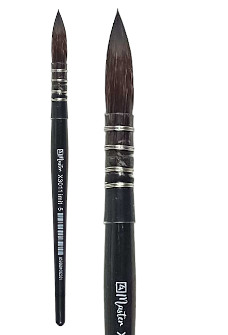 Kulatý štětec Master X3011 imit – velikost 0