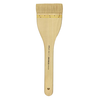 Široký přírodní štětec Master 8021 koza