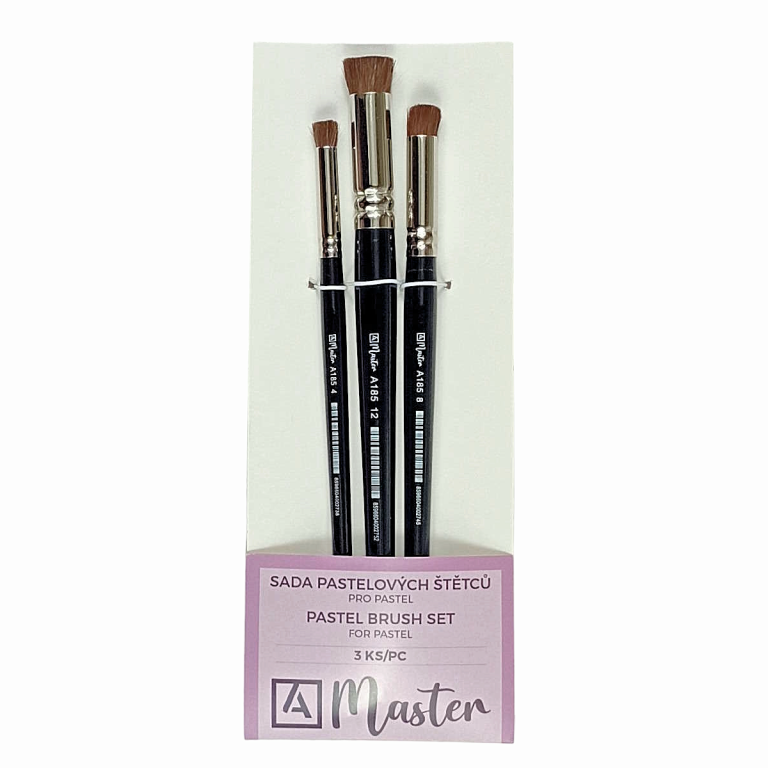 Sada pastelových štětců Master A185 3ks