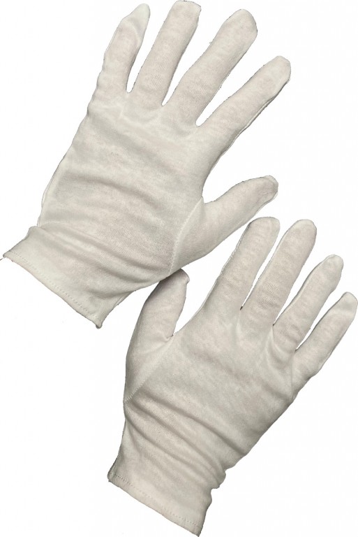 Archivační bavlněné rukavice Sure-grip, velikost L