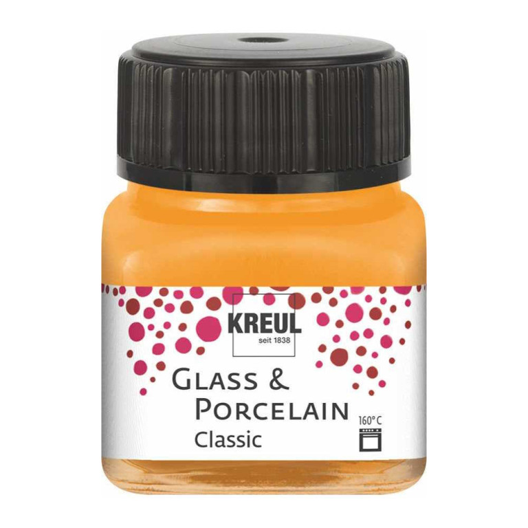 Barva na sklo a porcelán Kreul 20ml – 205 Cherry Red