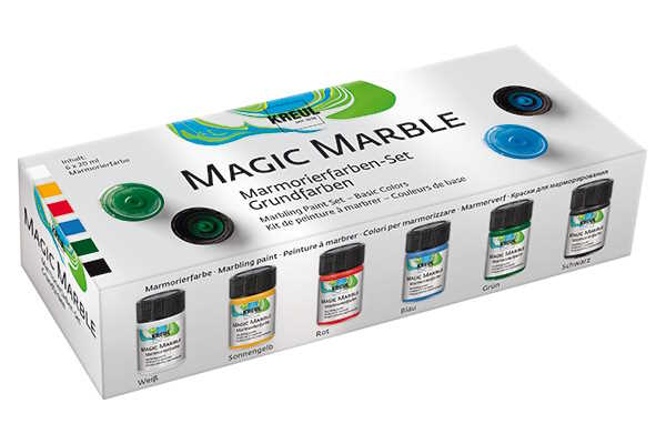 Sada barev Kreul Magic Marble 6x20ml