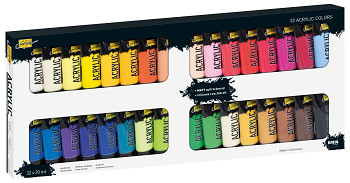 Súprava akrylových farieb Kreul Solo Goya 32x20ml