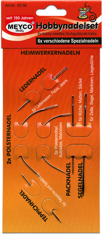 Sada speciálních jehel 6ks