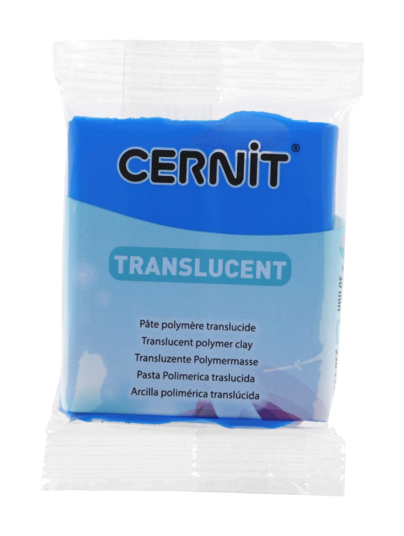 Modelovací hmota Cernit 56g – 6275 Translucent Sapphire