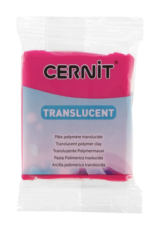 Modelovací hmota Cernit 56g – 6474 Translucent Ruby Red