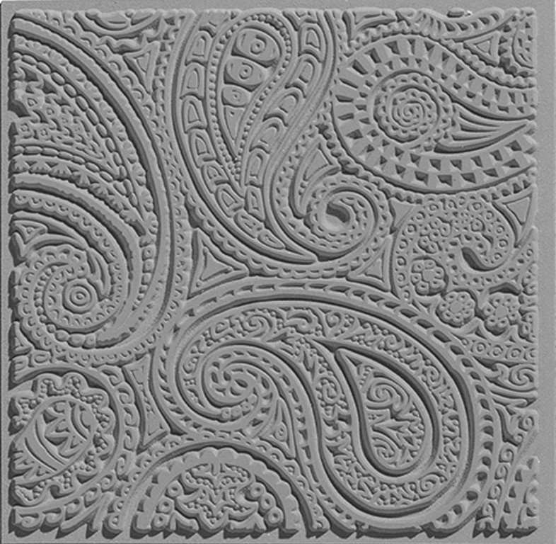 Cernit textura 9x9cm Kašmírový vzor