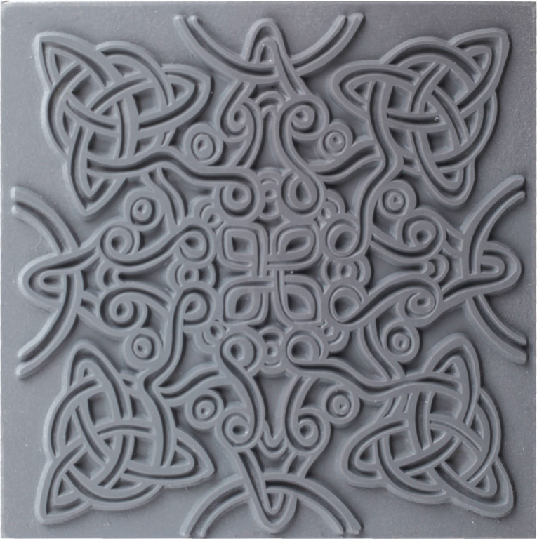 Cernit textura 9x9cm Keltský uzel