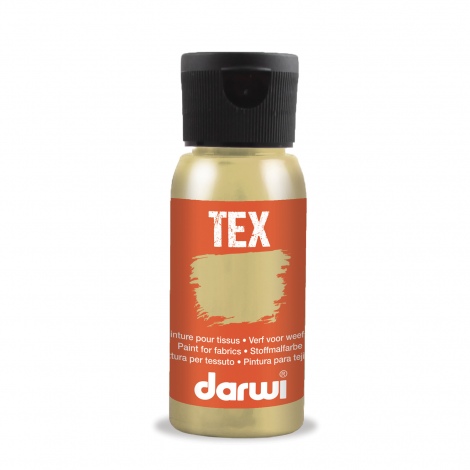 Barva na textil Darwi Tex 50ml – 050 Gold