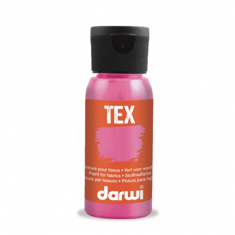 Barva na textil Darwi Tex 50ml – 478 Neon Pink